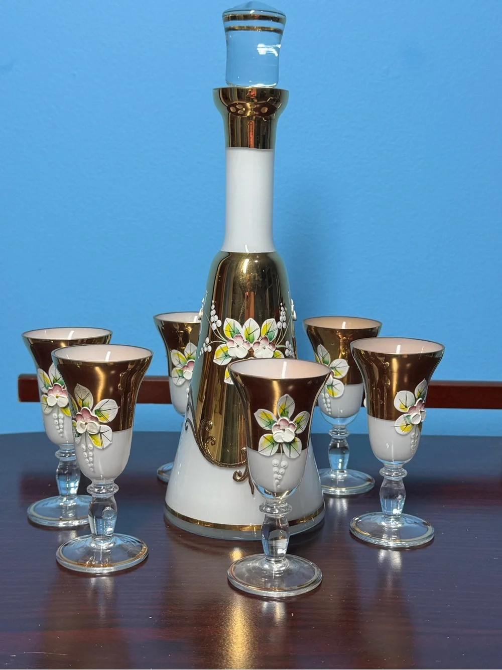 Bohemian vintage glass